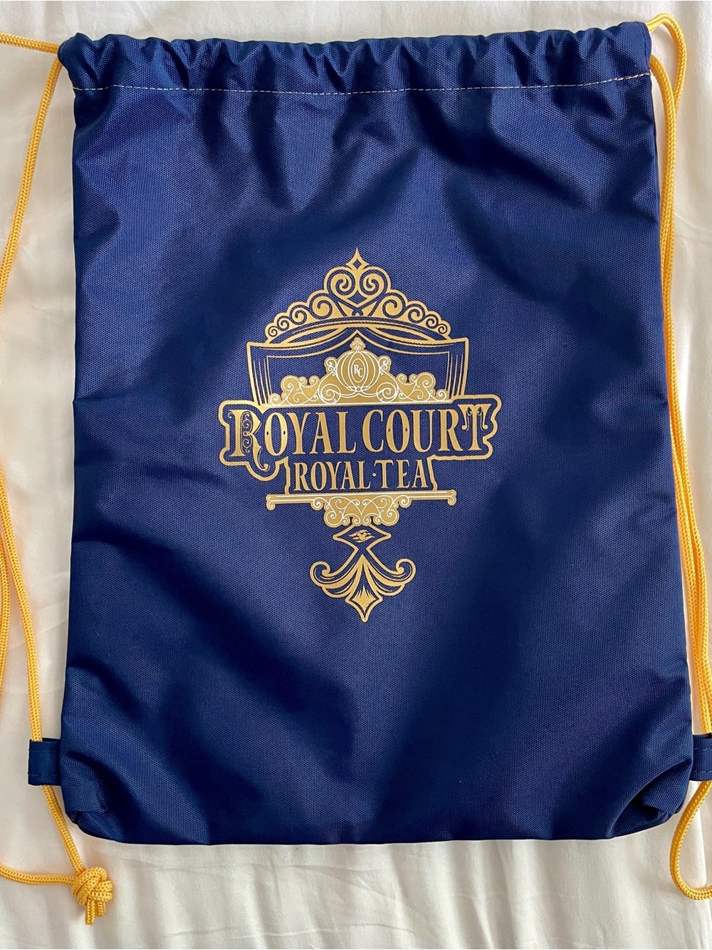 Disney Royal Court Royal Tea Navy Drawstring Backpack